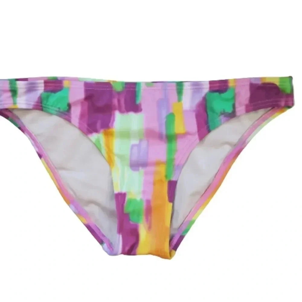 Victorias Secret geometric fun print bikini bottom Size XS